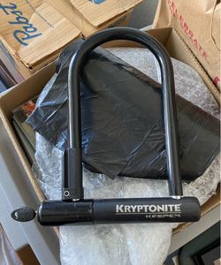 Kryptonite Heavy-Duty U Lock for Bike with Key