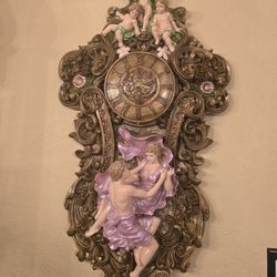 Antique Style Cherub Clock 