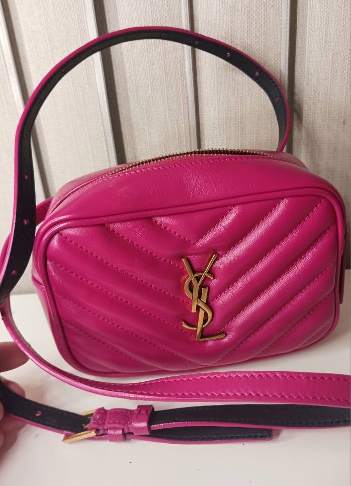 Ysl Pink Lou Belt Bag