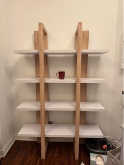 Latitude Run Lyle-John 4-Tier Etagere Bookcase