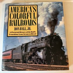 Large hardcover, coffee table railroad book