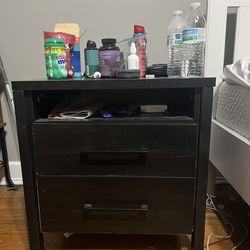 Black Dresser/nightstand 