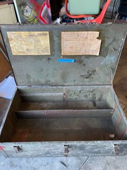 Antique 1930s trunk
