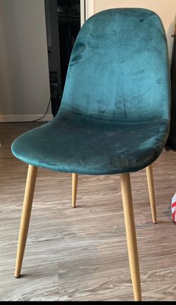 Green Velvet Dinning chairs