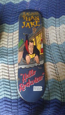Signed "Less Than Jake" Skateboard Deck 90's SKA/Punk!