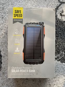 Power-Bank-Solar-Charger - 42800mAh Portable Charger,Solar Power  Bank,External Battery Pack 5V3.1A Qc 3.0 Fast Charger Built-in Super Bright