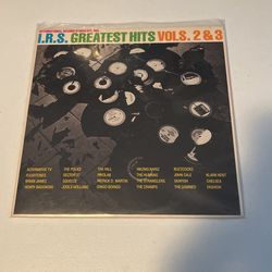 IRS Greatest Hits 2 & 3 - Double Vinyl Lp - Post punk New Wave Etc