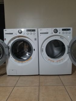 LG Washer And Electric Dryer Free Deliver And Install 6 Month Warranty