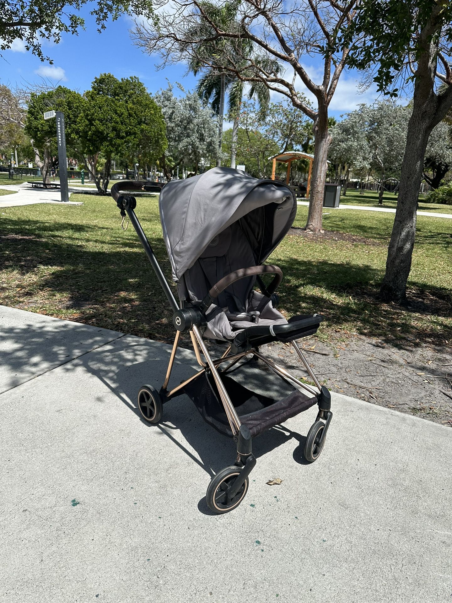 Cybex Mios 3 Complete Stroller Rose Gold/Brown - Soho Grey  