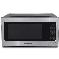 The Farberware Professional 2.2 cu. ft. 1200-Watt Microwave Oven with Smart Sensor Cooking
