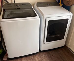 Washer and Dryer