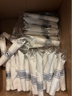 50 napkin wrapped plastic silverware