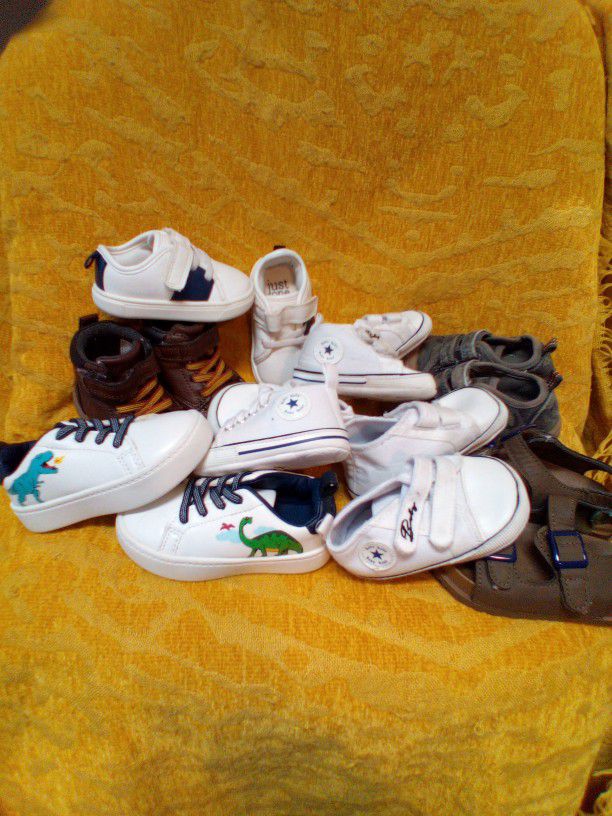 Lot Of 8 Kids/Toddlers Shoes