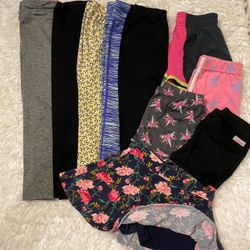 Girls Leggings, Shorts and Skort Bundle