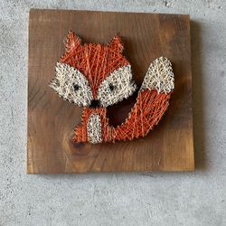 Fox String Art