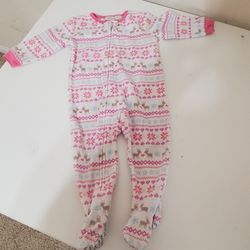 Baby Girl Fleece Pajama 18m