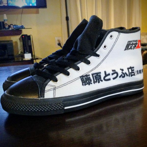 Initial D canvas sneakers Size 8 (40 EU) for Sale in Egg
