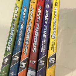 Fast And Furious Blu Ray 1-6