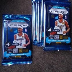 Prizm 2024-25 4 Card Packs Basketball 