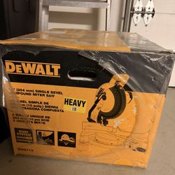 Dewalt 10in Single Bevel Miter Saw