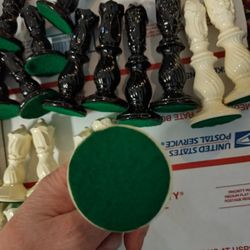 VINTAGE 32 Piece Chess Ceramic Pieces