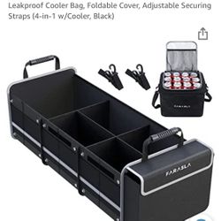 Trunk Organizer With Light Cooler