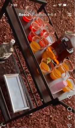 Rolling Bar Cart $20
