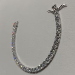 Moissanite Diamond Tennis Bracelet 925 Sterling Silver 