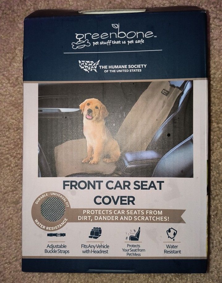 New In Box Pet Front Cover for Car