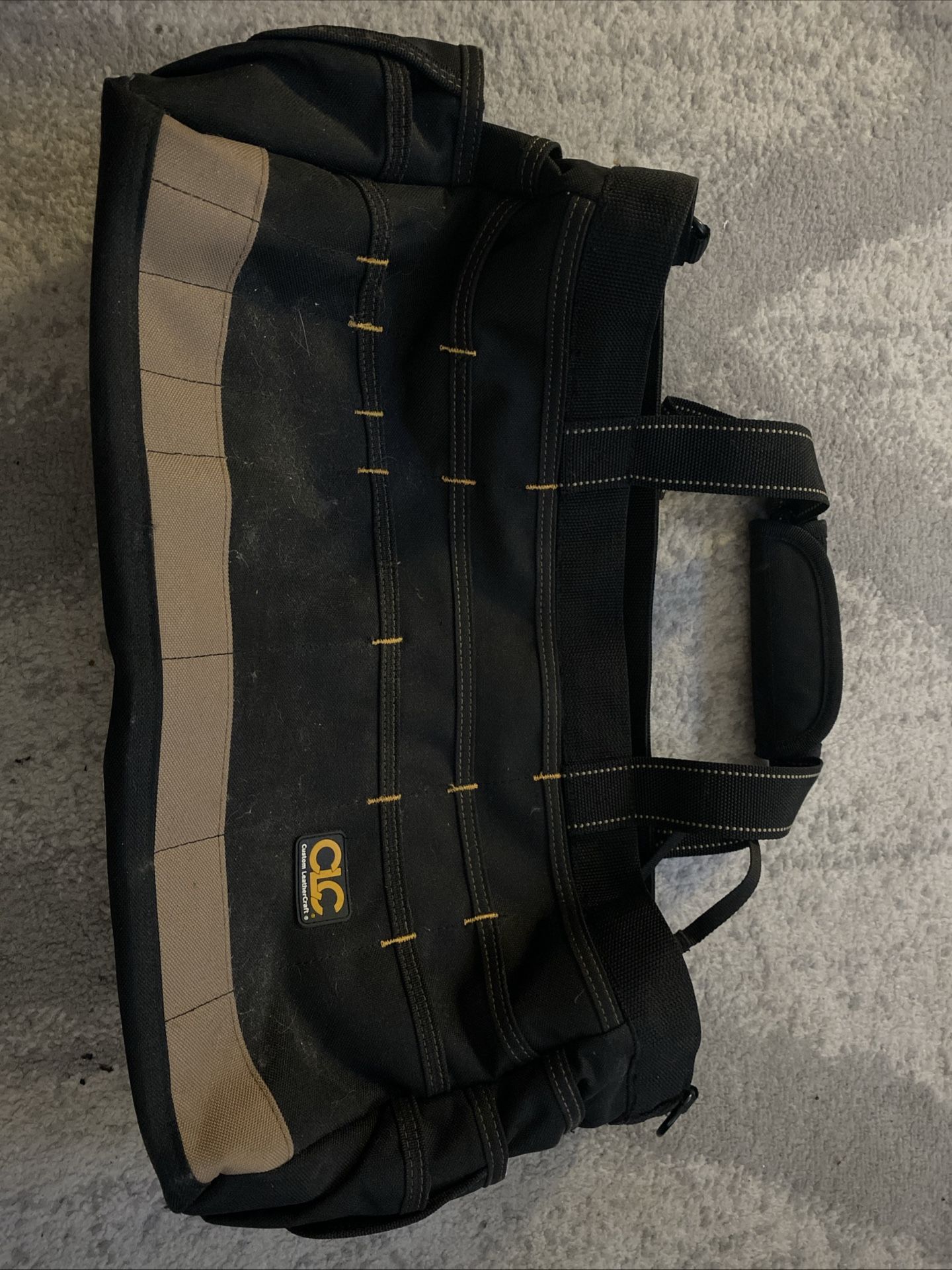 Custom LeatherCraft Large Tool Bag 40 Pockets
