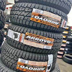 225/65R17 Arroyo A/T Set Of 4 New Tires 