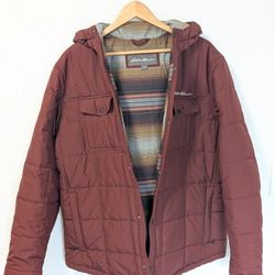 Eddie Bauer Boundary Pass Hooded Snap Jacket - Men's XL