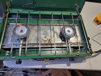 Vintage 1980 Coleman Propane Camp Stove 2 Burner Model 5400a700 