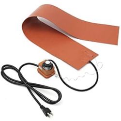 36"*5.9" 1200W 220V Silicone Rubber Heating Blanket w/ Temp Controller for Guitar Side Bending Silicone Heating Pad