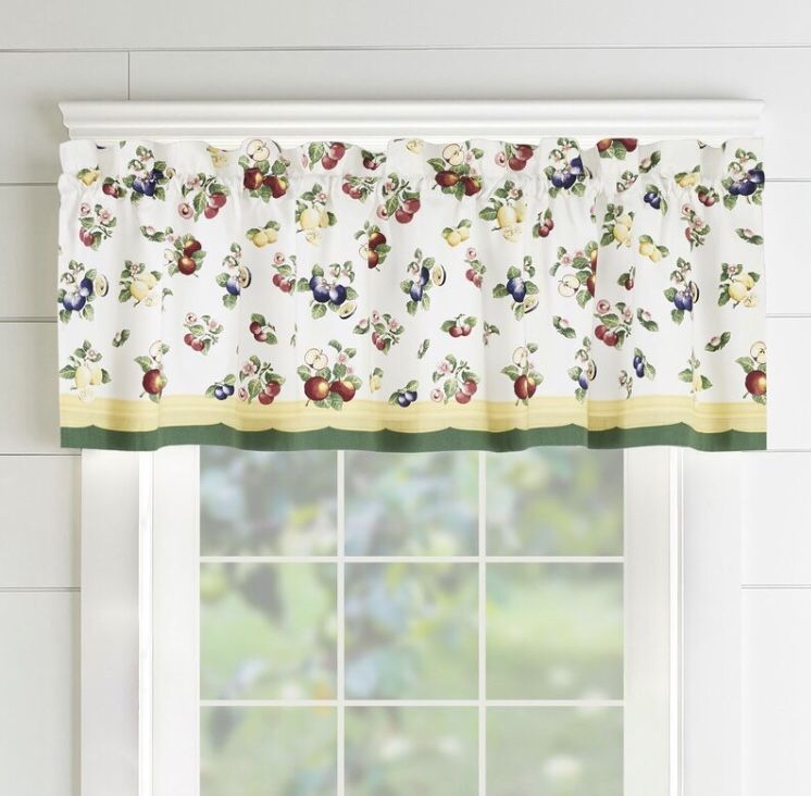 Vileroy & Boch 1748 FRENCH GARDEN 60” x 15” Rod Pocket Valance New Sealed