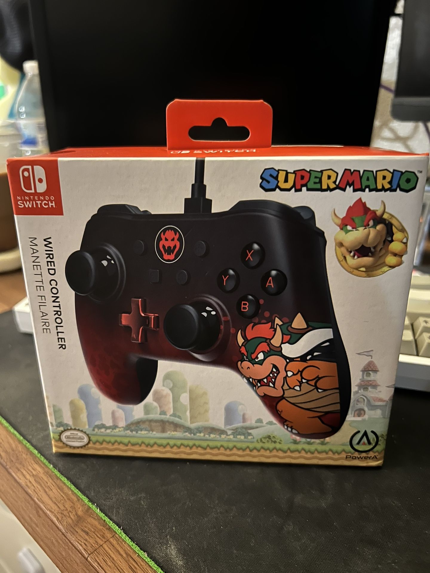 Nintendo Switch Super Mario Bowser Wired Controller