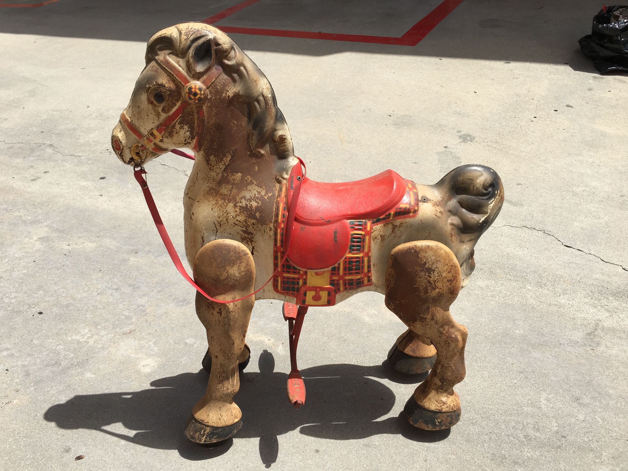 ANTIQUE MOBO HOBBY HORSE CIRCA 1940’s