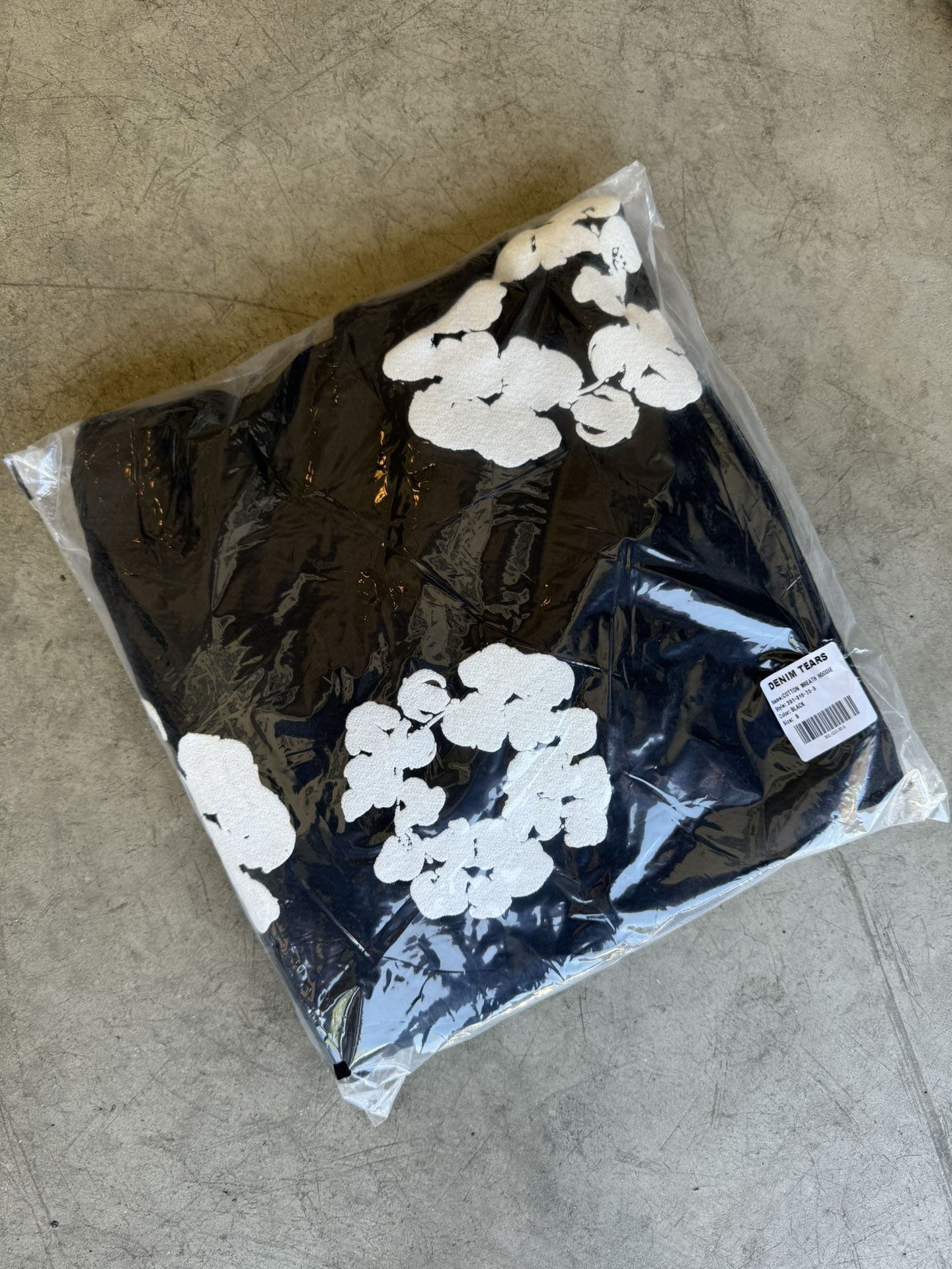 Black Denim Tears Hoodie Size Small