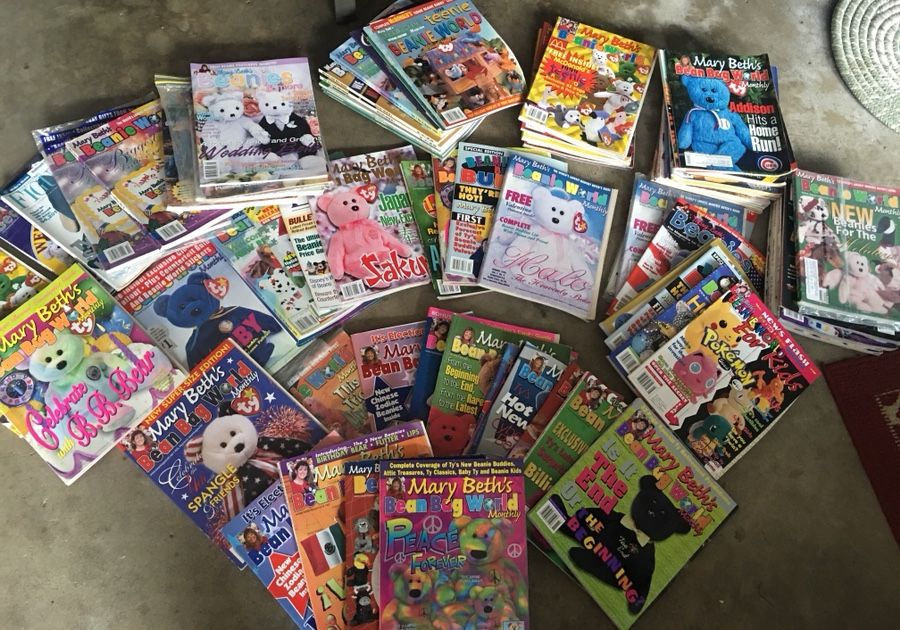 TONS of ‘beanie’ collectors magazines