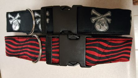 Dog collars with prongs
