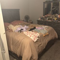 Bed Frame And Dresser 