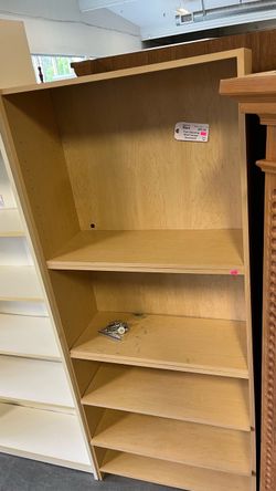 (In store) light brown bookcase