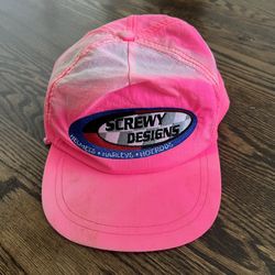 Vintage VTG 2000s Y2K Screwy Designs Biker Hotrod Gear Adjustable SnapBack Hat