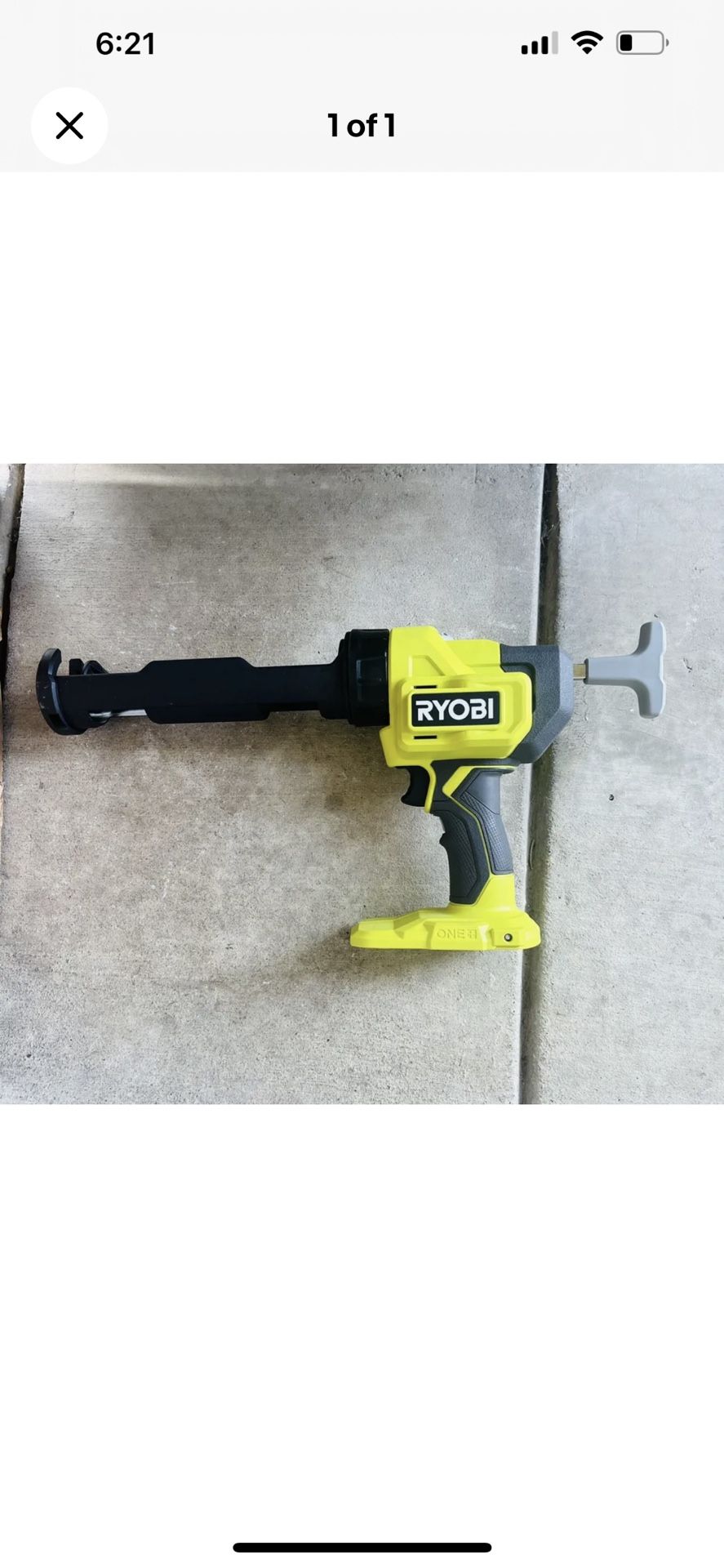 Ryobi PCL901B Power Caulk Adhesive Gun Heavy Duty 18v Variable Speed (Tool Only) New
