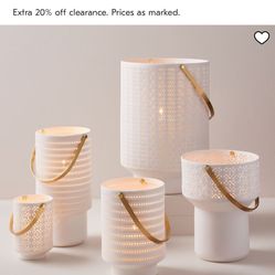 West elm Candle Holders