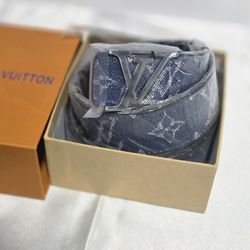 Blue Silver Luxury Belt