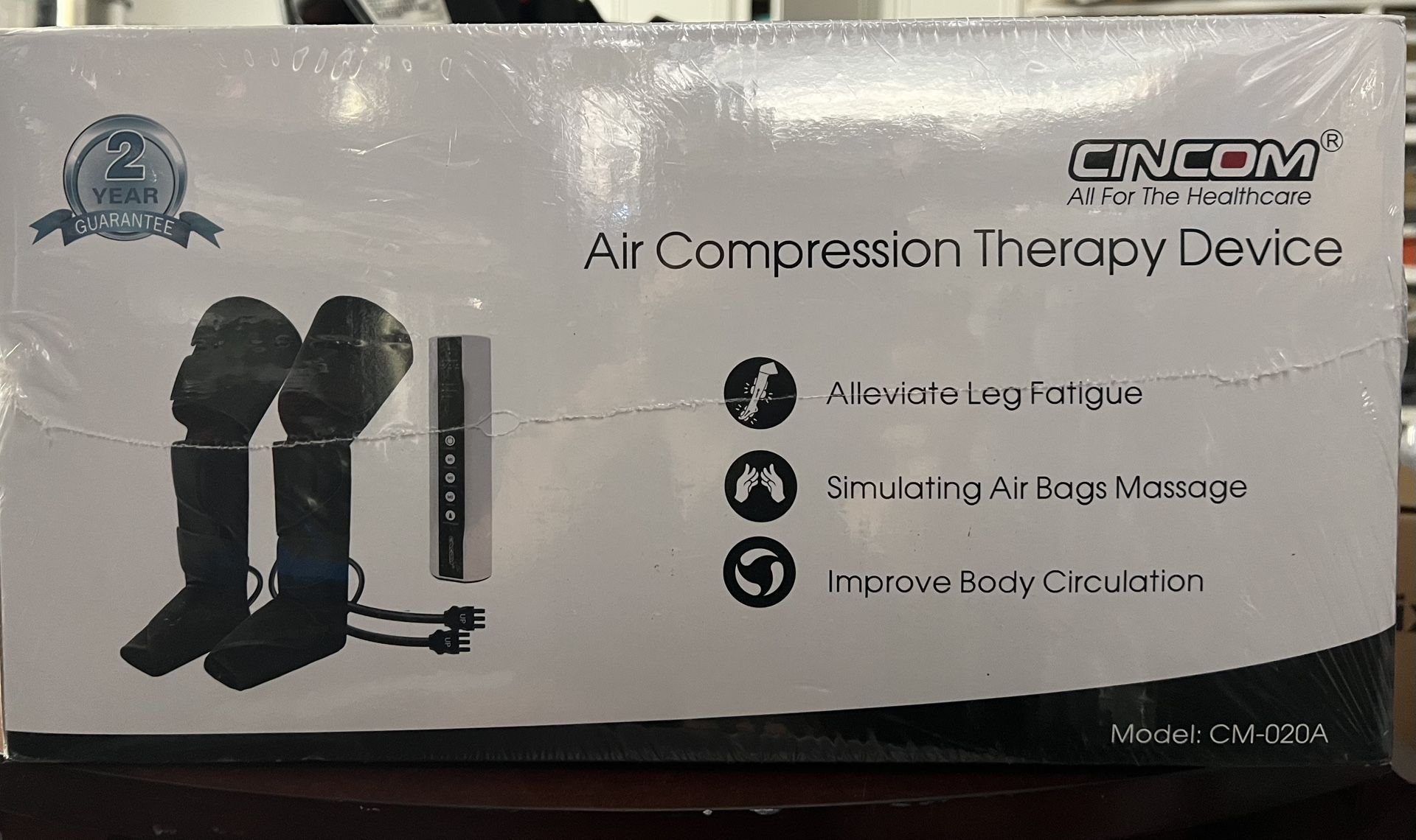 CINCOM Leg Massager, Full Leg Massager for Circulation and Pain Relief with 3 Modes 3 Intensities