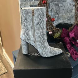 Snake Print Boots