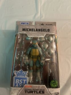 TMNT Michelangelo BST AXN Loyal Subjects Action Figure New