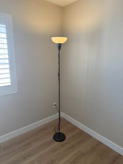 Torchiere Floor Lamp Black